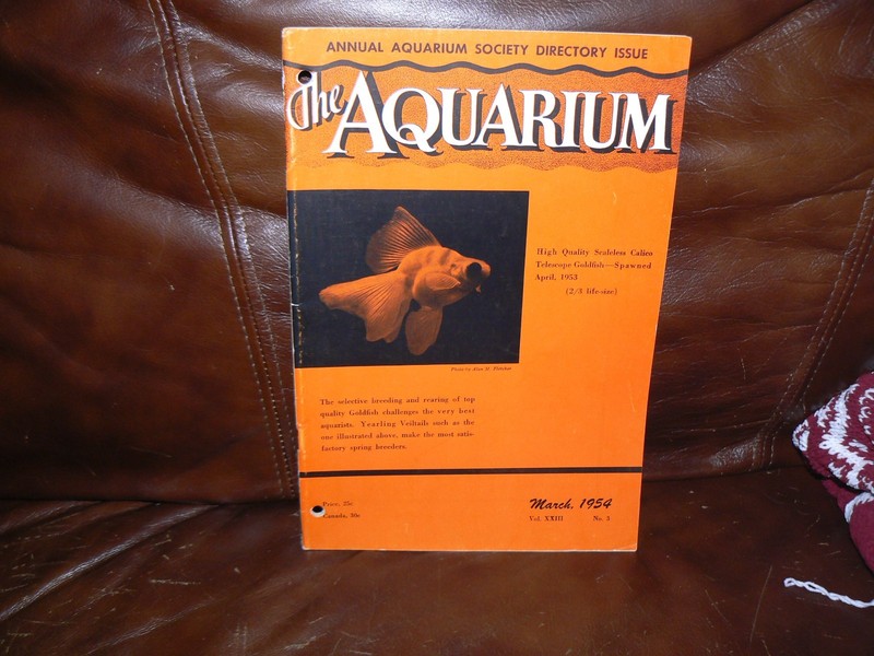The Aquarium    by Innes Magazine March 1954 , V 23,  N 3, neat Mint Vintage