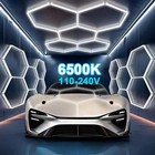 Hexagon Garage Lights LED Honeycomb Light Super Bright Workshop Retail Lamp