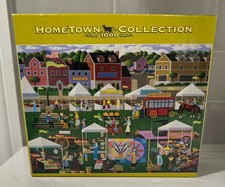 HomeTown Collection  Farmer  s Market   1000 Piece Jigsaw Puzzle NEW