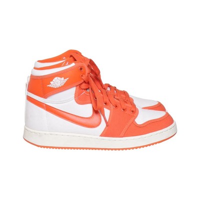 Nike Air Jordan, Sneaker, Größe: 41, 1 KO ''Syracuse'', Orange/Weiß, Herren #S9B