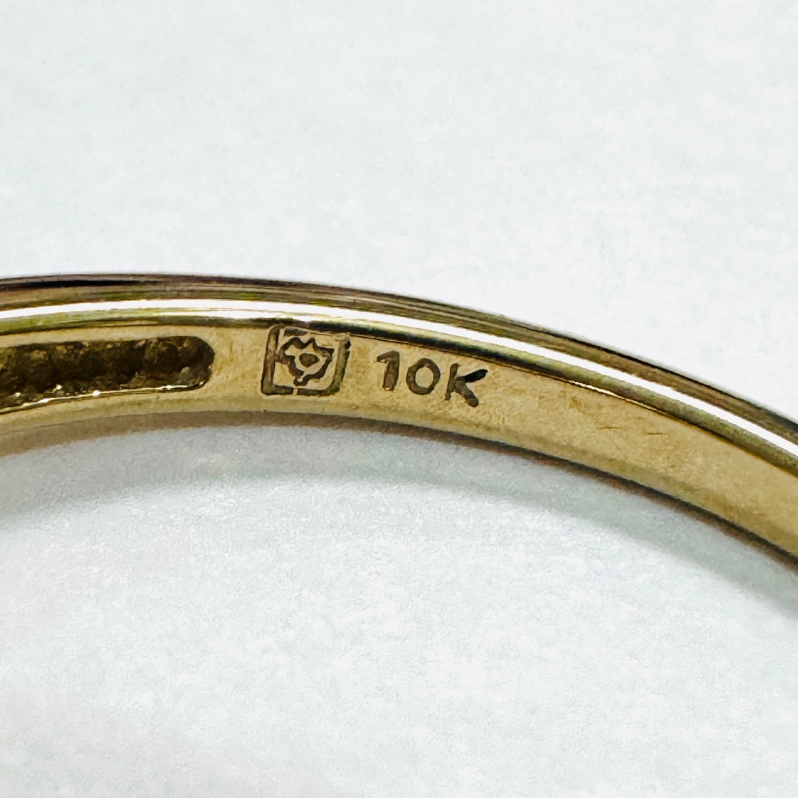 Solid 10k Yellow Gold 1ct Heart Lab Ruby & Natura… - image 5