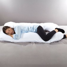 Full Body Bed U Shaped Pillow Removable Cover Support Comfortable Sleeping Aid