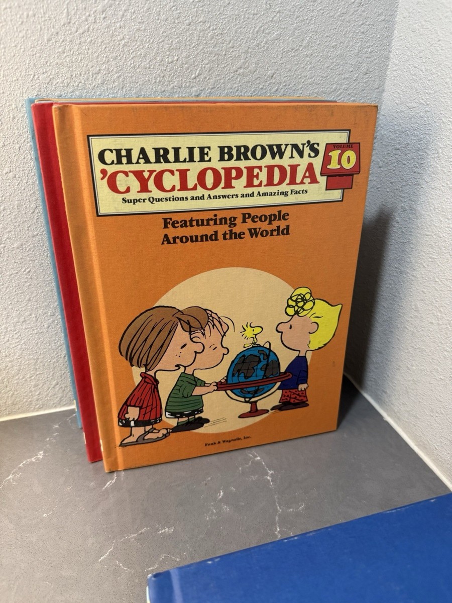 Charlie Brown's Cyclopedia 1980.1990年代 Charlie Brown's 'Cyclopedia Encyclopedia Set Vol 1-14 Missing #9