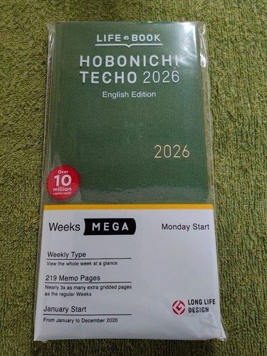 Hobonichi Techo 2026 Lenteweken - Kleuren