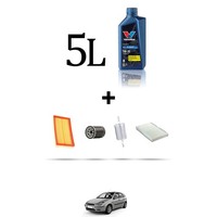 Hoffcar Servicekit 4 Filter Und 5L ÖL FüR Ford Focus 2.0I Rs 158Kw Ab 2002