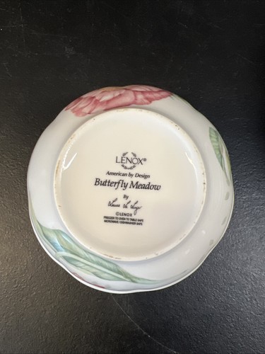 LENOX MARIPOSA PRADO ARROZ TAZÓN Y PLATOS PORCELANA FLORAL NUEVO - Imagen 2 de 18