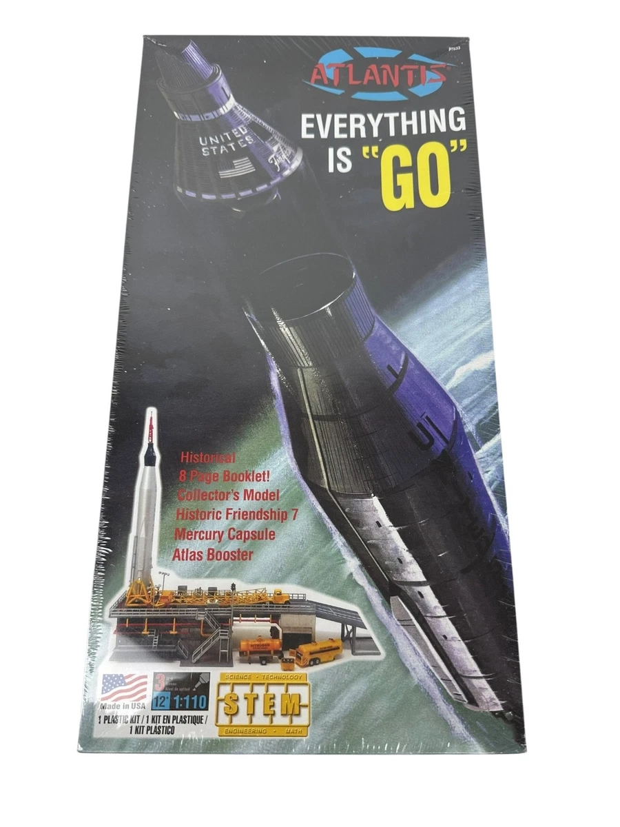 Maquette Monogram® 1/110 – Mercury Capsule & Atlas Booster #5910 – Factory Sealed Bags