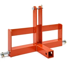 3 Point Trailer Hitch w/2" Receiver for Cat 1 Tractor Quick Hitch Drawbar Attach