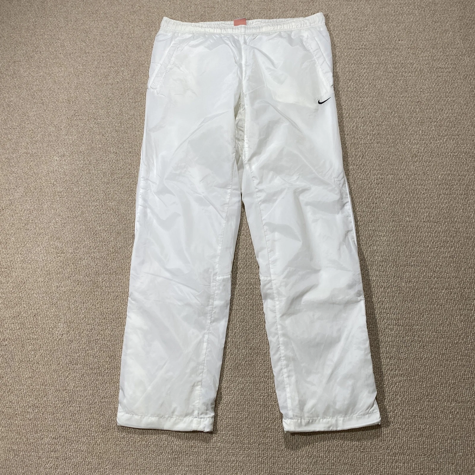 Nike Tracksuit Bottoms Mens Medium* 34x31 White Sports Football Track Pants
Opens in a new window or