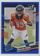 2023 Panini Donruss Rated Rookie Press Proof Blue Marvin Mims #327 5u3