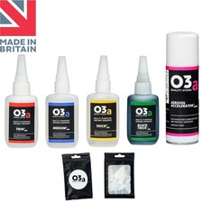 O3a Super Glue Cyanoacrylate CA Adhesive 20 / 50 Grams Metal Plastic Wood Rubber