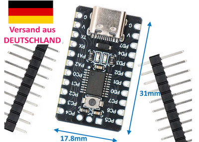 CH32V003 Entwickl. Board USB-C RISC-V Microcontroller  48 MHz CH32V003F4P6 IIC