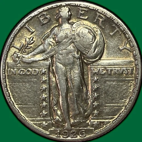 1926 Standing Liberty Quarter Choice Extremely Fine XF+/AU Coin #34627