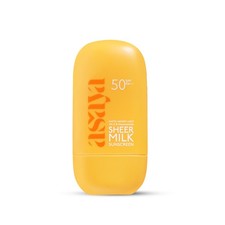 Asaya Sheer Milk Sunscreen SPF 50 PA    Niacinamide  50ml