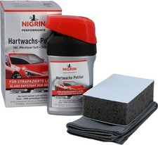 Nigrin Turbo 72971 Autopolitur Set Hartwachspolitur Mikrofasertuch Schwamm 300ml