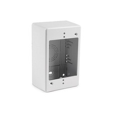 Hellermann Tyton TSRW-JB2 Single Gang Junction Box, 2" Deep, PVC, White