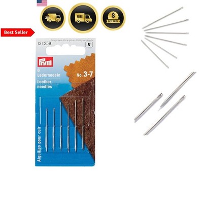 Leather Hand Needles Set 6 Pieces for Leather Sewing and Crafting