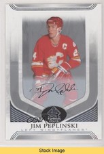 2020-21 SP Signature Edition Legends Silver Script Jim Peplinski #153 READ 1a9z