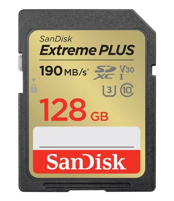 SanDisk Extreme PLUS Speicherkarte 128GB