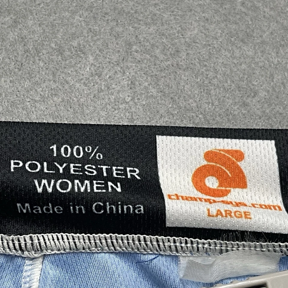 Camiseta deportiva de bicicleta Alaska para mujer grande azul 1/2 cremallera colorida panorámica manga corta Foto 2 de 4