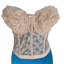 Bustier corsetto senza schienale con ferretto Youthcraft vintage anni 70 
