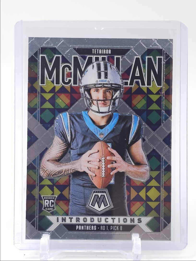 TETAIROA MCMILLAN 2025 MOSAIC INTRODUCTIONS ROOKIE PANTHERS RC Q0282