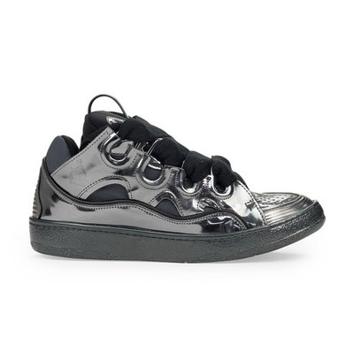 NIB LANVIN SILVER CURB SNEAKERS SIZE 43 $1090 | eBay