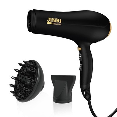 Hair Dryer, 2000W, 3 Heat & 2 Speed, with Diffuser, with Concentrator, Detach...
