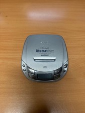 Sony Discman ESP2 FM/AM Portable CD Player Radio D-F411 Silver