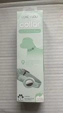 Luxe + Loli Mint Dog Collar With Built-In Apple AirTag Holder ~ Size Large NEW