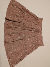 Shein Ladies Size M Pink Floral A Line Midi Skirt