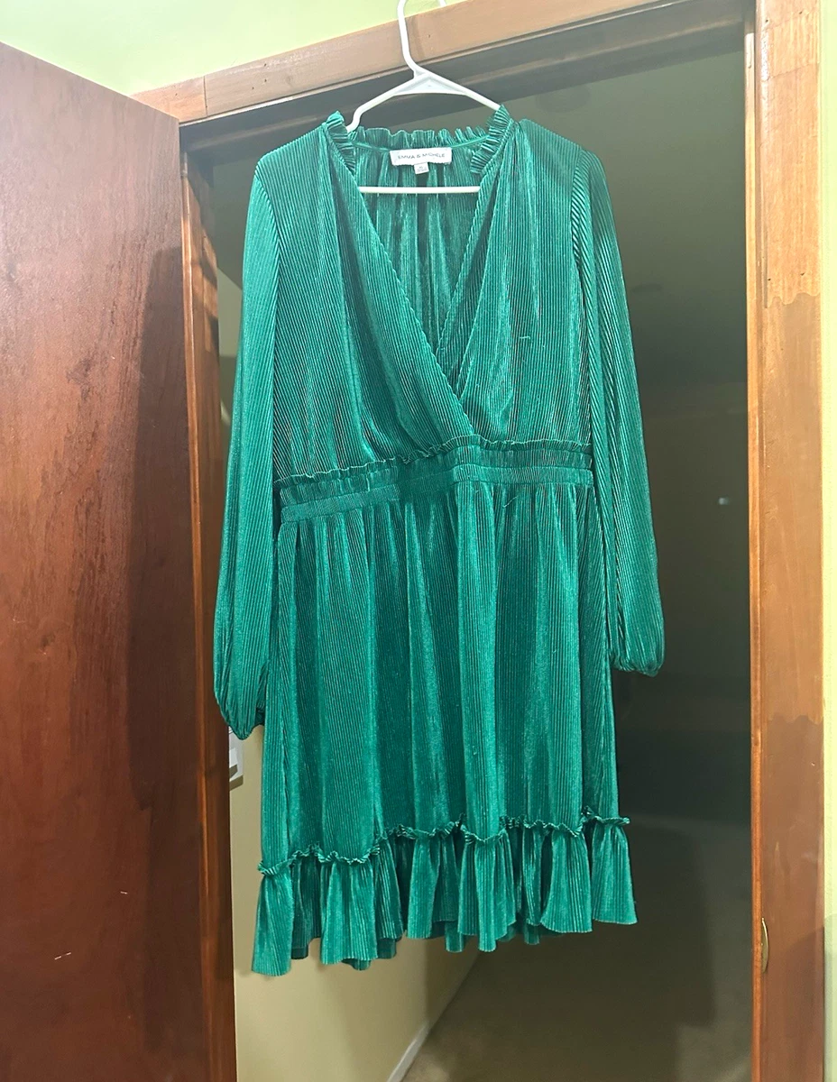 emma and michele green dress & Polyester Dresses for Women for sale Ombreworld