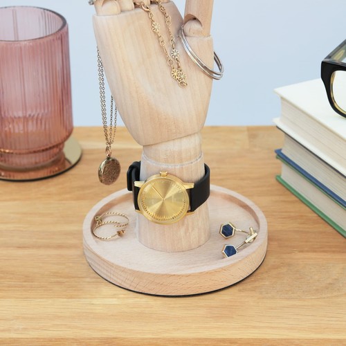 Jewelry Holder | Wooden Hand Jewelry Organizer & Ring Holder | Display Jewelr... - Picture 4 of 7