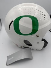 Oregon Ducks Team Issued White Vicis Football Helmet No Facemask
