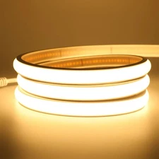 Waterproof COB LED Strip Light 12V 24V Flexible LED Neon Light 0.5-20M 320LEDs
