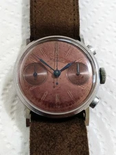 Minerva 1940's chronograph wristwatch with 13-20CH movement