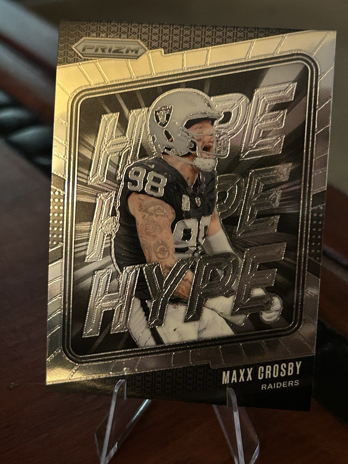 2024 Panini Prizm - Hype Maxx Crosby #9 Silver Prizm
