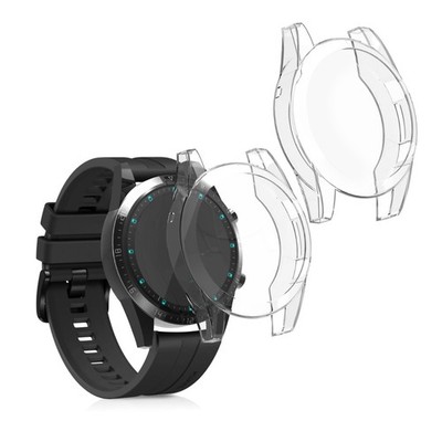 2x Silikon Hülle für Huawei Watch GT2 46mm Schutzhülle