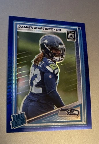 2025 Panini Donruss Optic - Rookie Damien Martinez #298 Blue Prizm /249 (RC)
