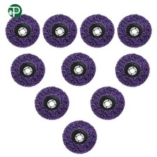 10 PCS Strip Discs Stripping Wheel 4" × 5/8" for Angle Grinders Purple NEW