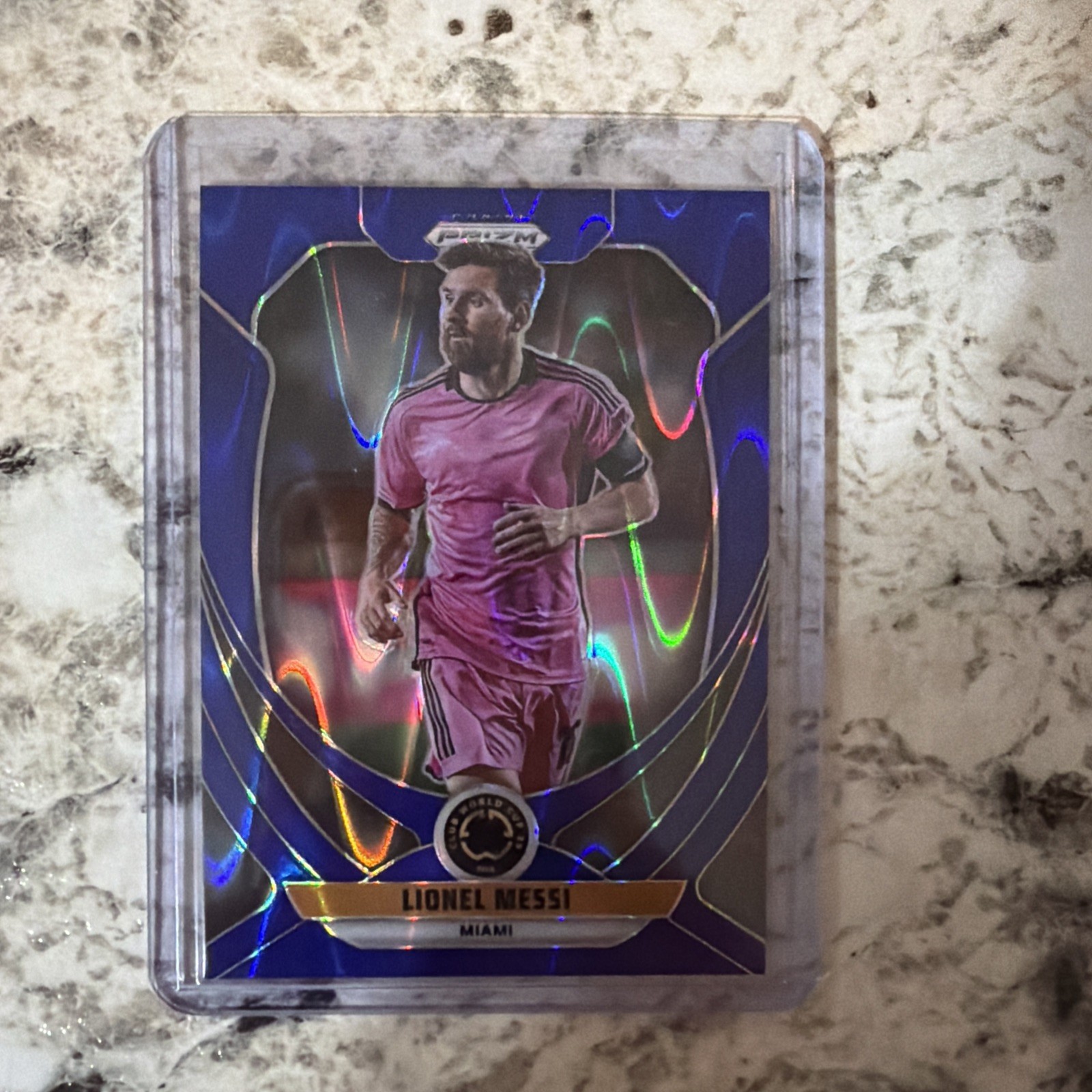 2025 Panini Prizm FIFA Club World Cup Lionel Messi #200 Blue Seismic Prizm /275
