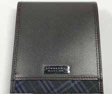 Burberry Black Label Small Men's Folding Wallet with Original Box