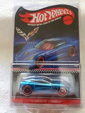 Hot Wheels ’14 Corvette Stingray 2014 1:64 Diecast Car Blue Limited Ed Unopened