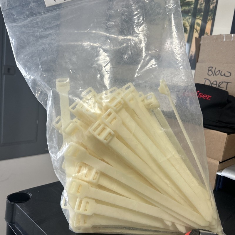 Panduit 100pc Natural Nylon 9" by 2” thick Cable Tie PLT2EH-C