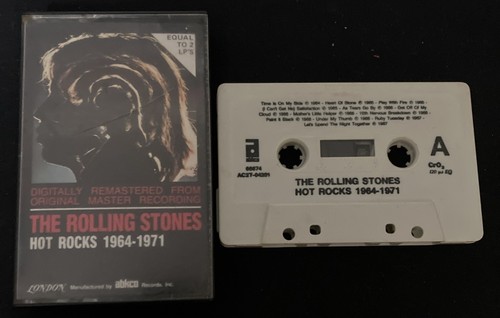 The Rolling Stones “Hot Rocks 1964-1971” Audio Cassette CrO2 Tape - Picture 2 of 4