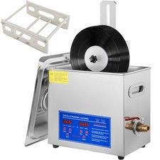 Ultrasonic Vinyl Record Cleaner 6L 40kHz Self-Contained Tank 304 Material