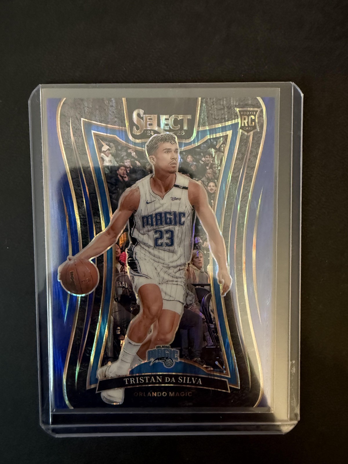 2024-25 Panini Select #380 Tristan da Silva Blue Flash Prizm #/99