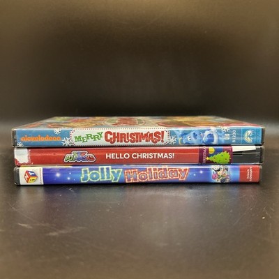 DVD Christmas Kids Lot PJ Masks Nickelodeon Dora Blues Thomas Barney Bob Kai-lan