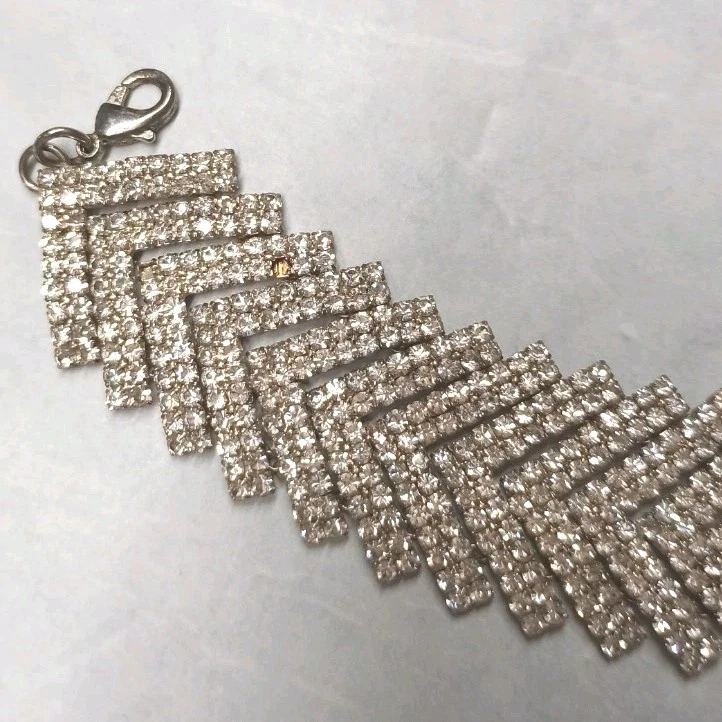 Senso di Donna Strass Glamour flexibles Armband - Bild 2 von 4