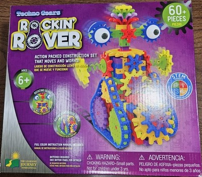 The Learning Journey Techno Gears Rockin Rover STEM Motorized Construction Set